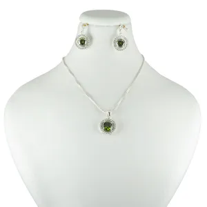 نیم ست نقره زنانه مدل AV180-S7 C9