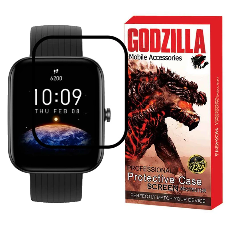 محافظ صفحه نمایش گودزیلا مدل G-PMMA مناسب برای ساعت هوشمند امیزفیت Bip 3 Pro