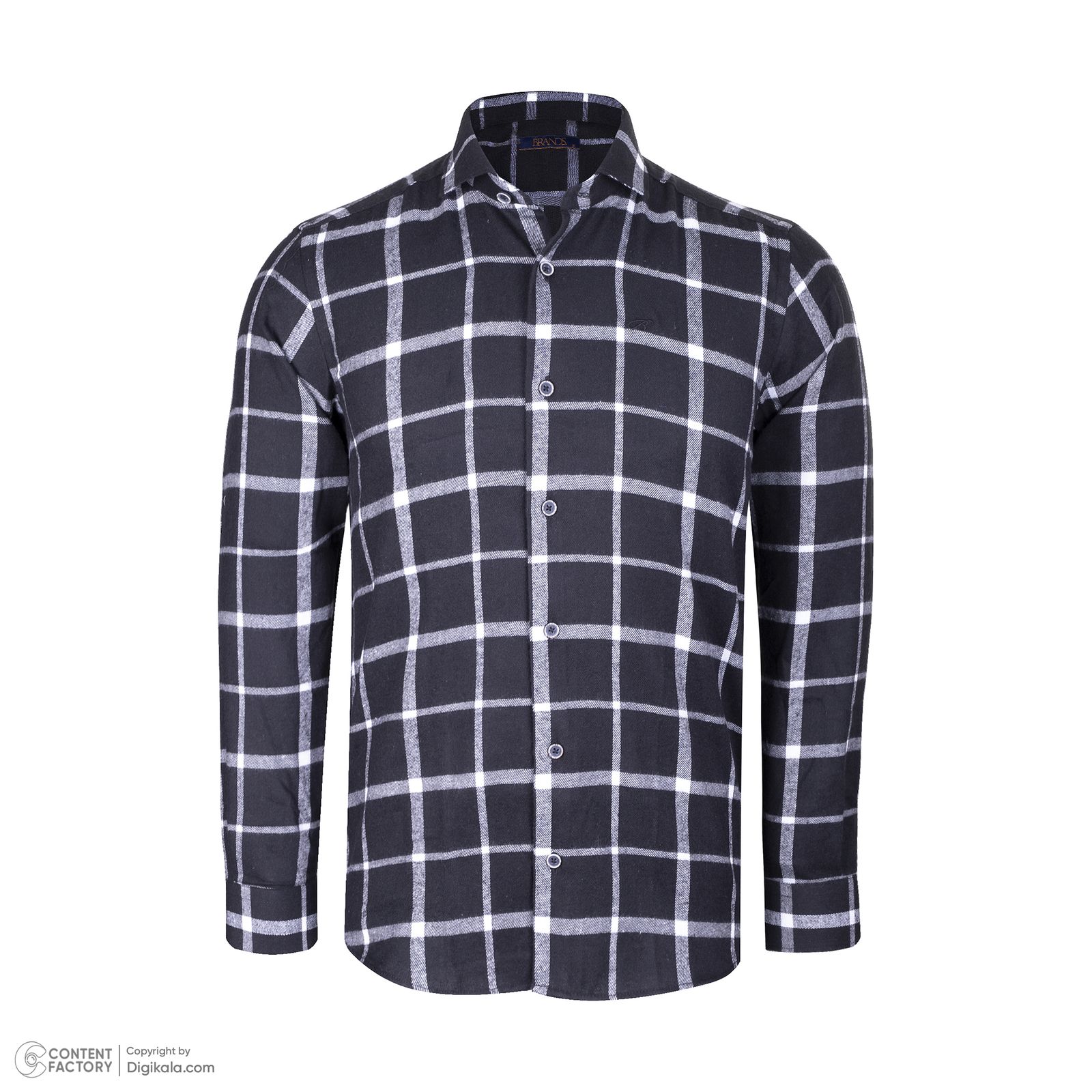 پیراهن آستین بلند مردانه برندس مدل 60277C01 - - 3