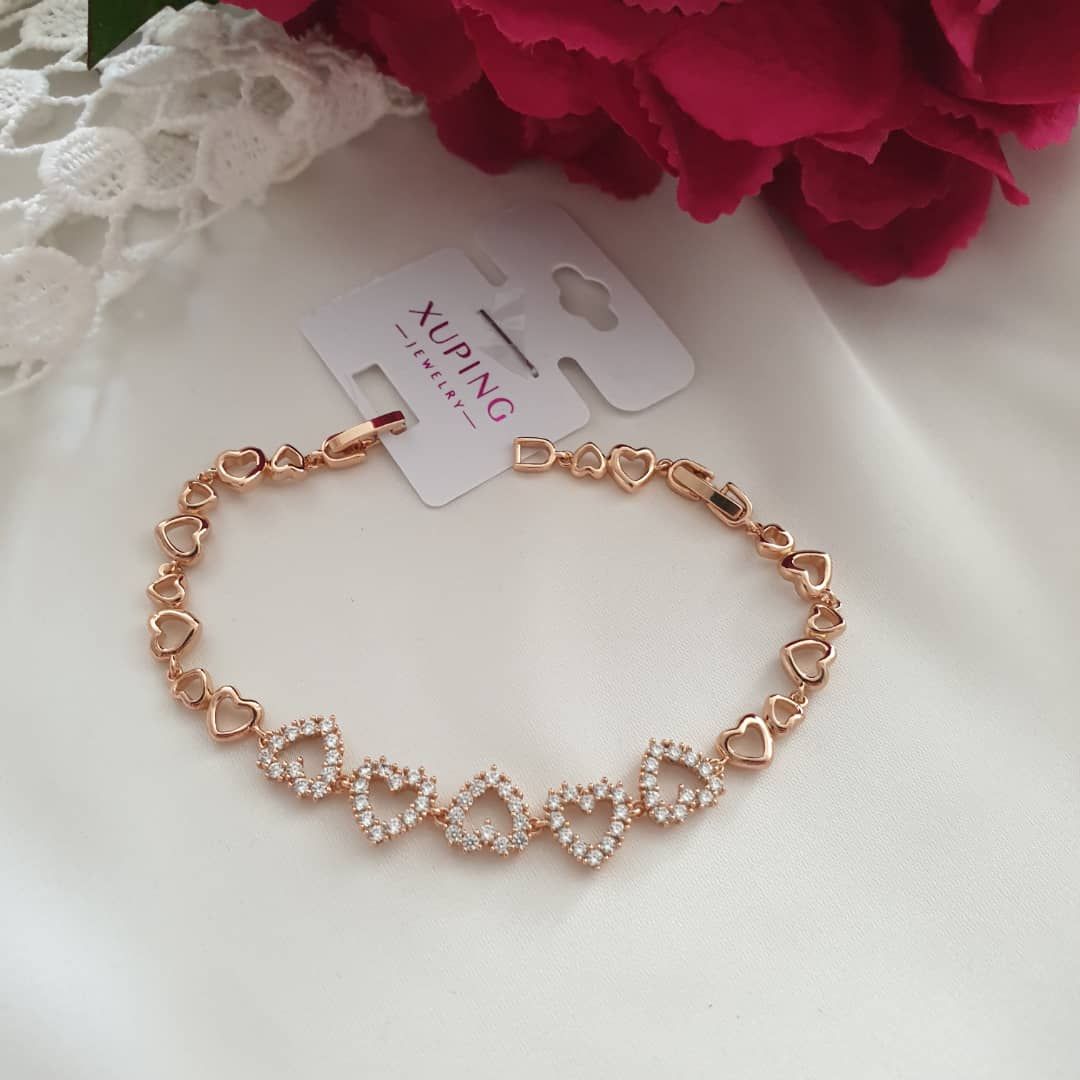 دستبند زنانه ژوپینگ مدل قلب -  - 4