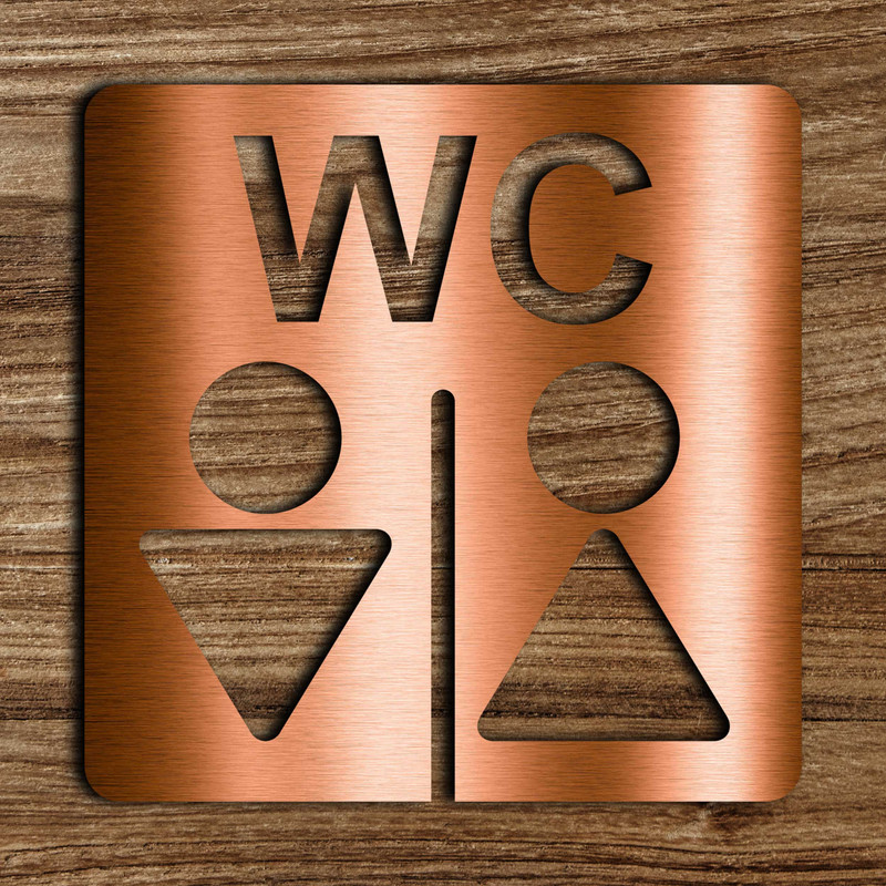 تابلو نشانگر آژنگ طرح سرویس بهداشتی مردانه و زنانه کد I-CL-W062 تابلو نشانگر آژنگ طرح سرویس بهداشتی مردانه و زنانه کد I-CL-W062