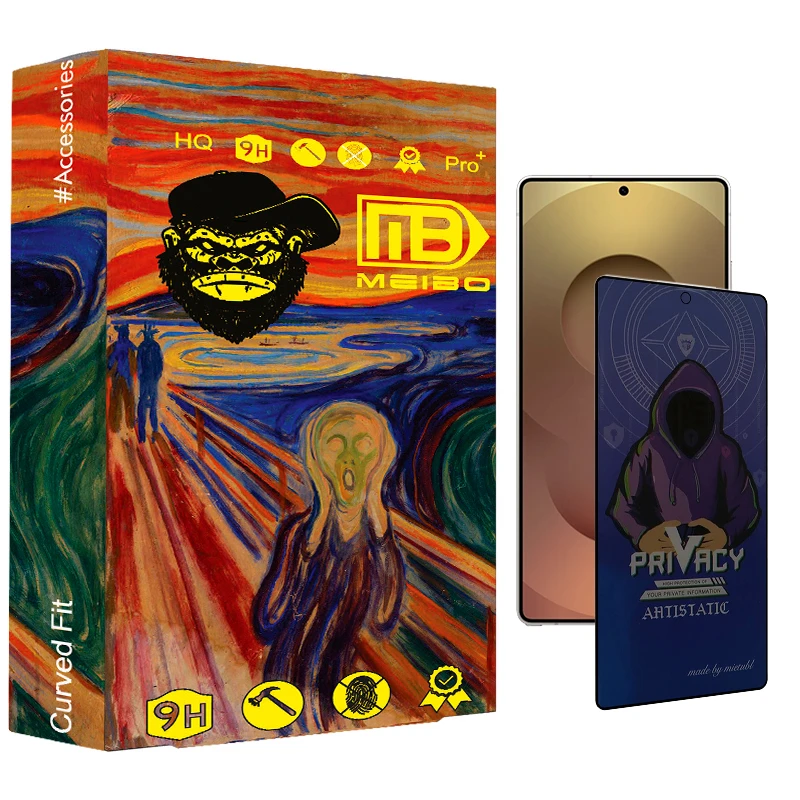 محافظ صفحه نمایش میبو مدل Privacy Mietubl Crystal 007 مناسب برای گوشی موبایل سامسونگ Galaxy S25 ultra