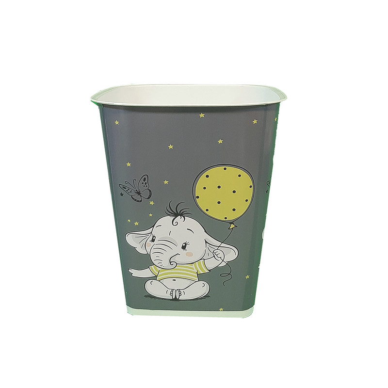 ست سطل و جا دستمال کاغذی اتاق کودک مدل فیل بادکنکی کد R-102g