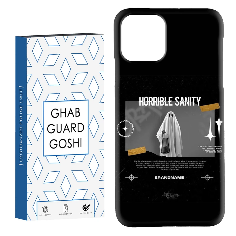 کاور قاب گارد گوشی طرح روح مشکی کد Dimo-699 مناسب برای گوشی موبایل اپل  IPHONE 11 PRO MAX
