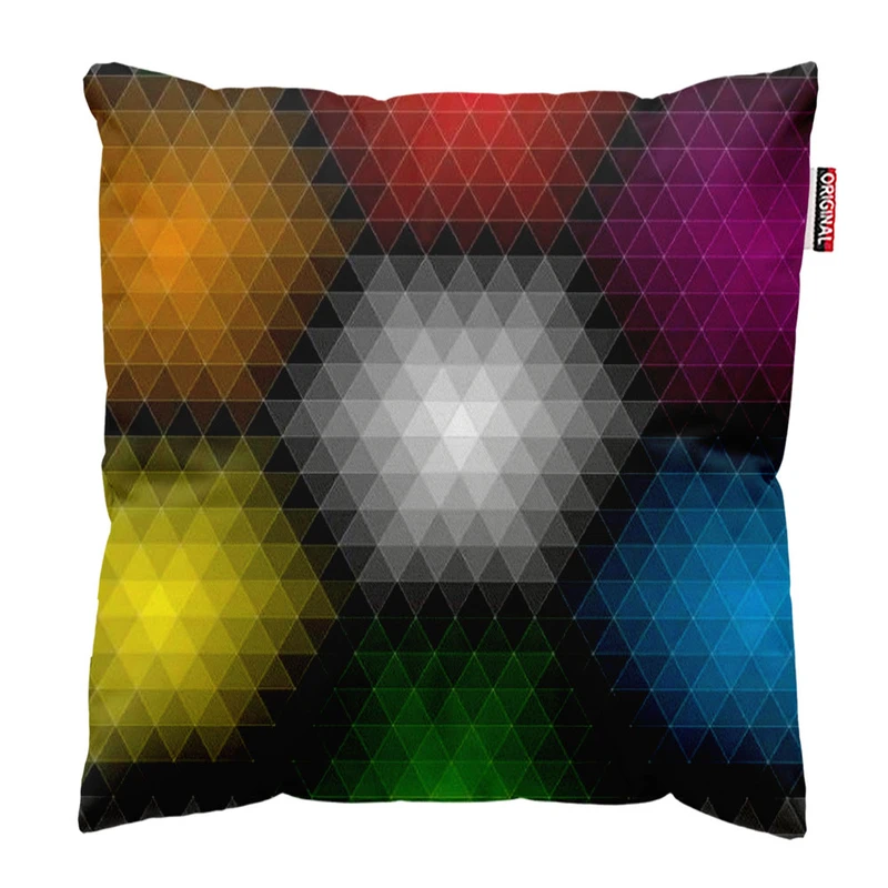 کوسن پاد آفرین طرح رنگی کد 3108 سایز 30*30 سانتی متر