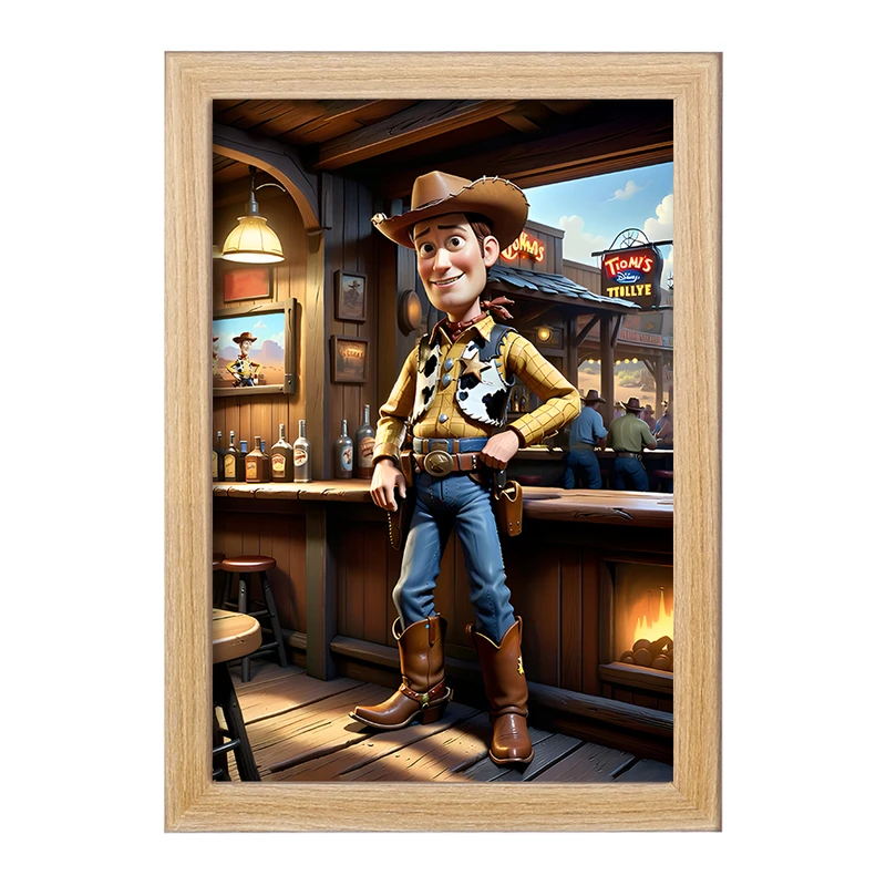 تابلو خندالو مدل داستان اسباب بازی ها کد F11718