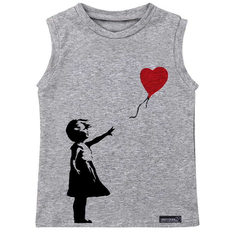تاپ پسرانه 27 مدل Girl with Balloon کد MH415