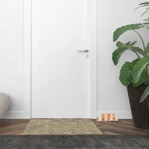 پادری مدل سه لایه رویه مخمل طرح پتینه کد S265 سایز 75x45 سانتی متر