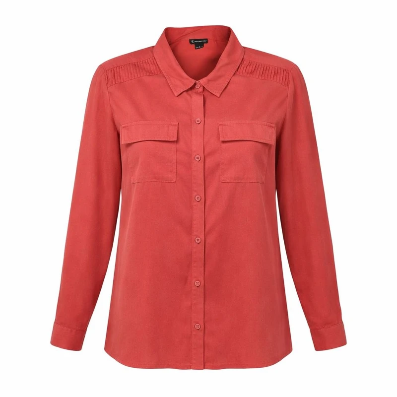 شومیز آستین بلند یقه برگردان زنانه مدل مریدا