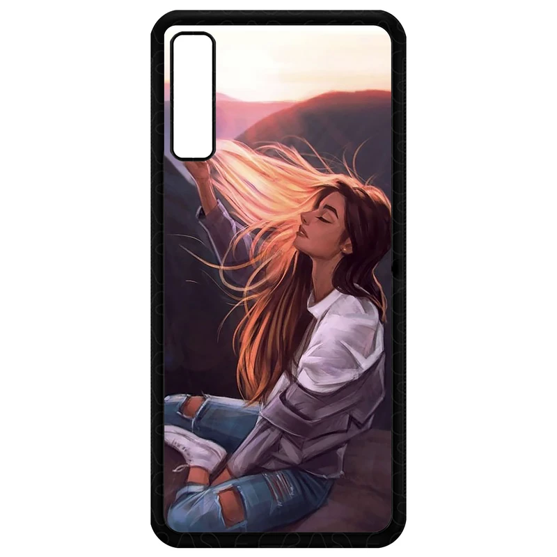 کاور طرح Girl مدل CHL50384 مناسب برای گوشی موبایل سامسونگ Galaxy A30s / A50 / A50s