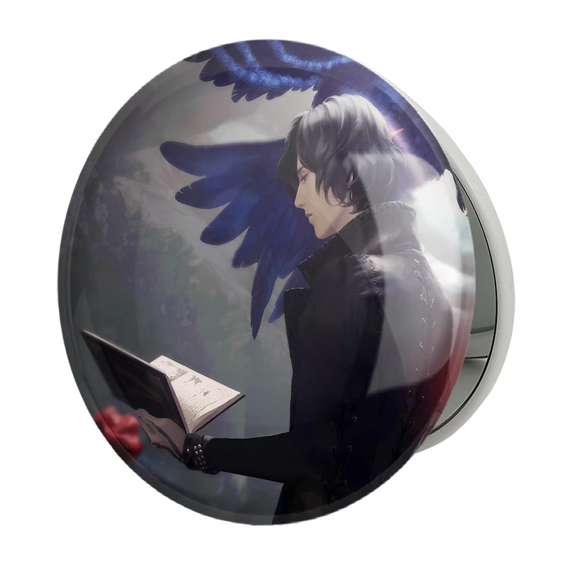 آینه جیبی خندالو طرح بازی دویل می کرای Devil May Cry مدل تاشو کد 30237