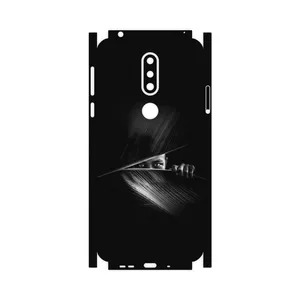 MAHOOT Black Portrait-FullSkin Cover Sticker for Nokia 7.1
