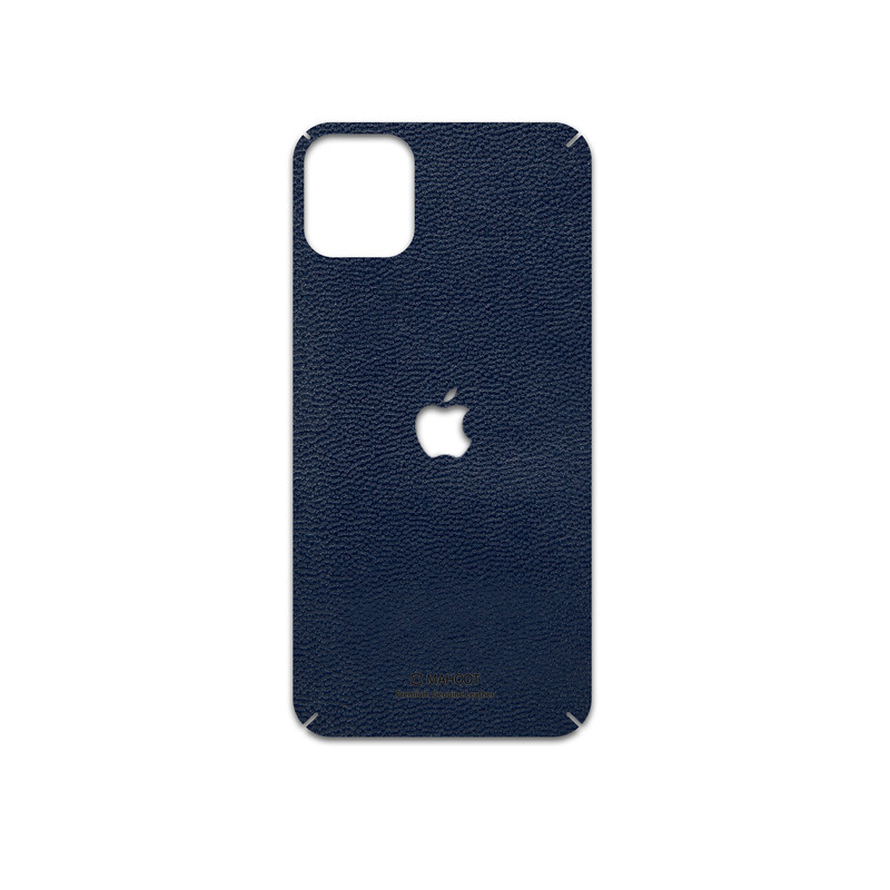 برچسب پوششی ماهوت مدل Deep-Blue-Leather مناسب برای گوشی موبایل اپل iPhone 11
