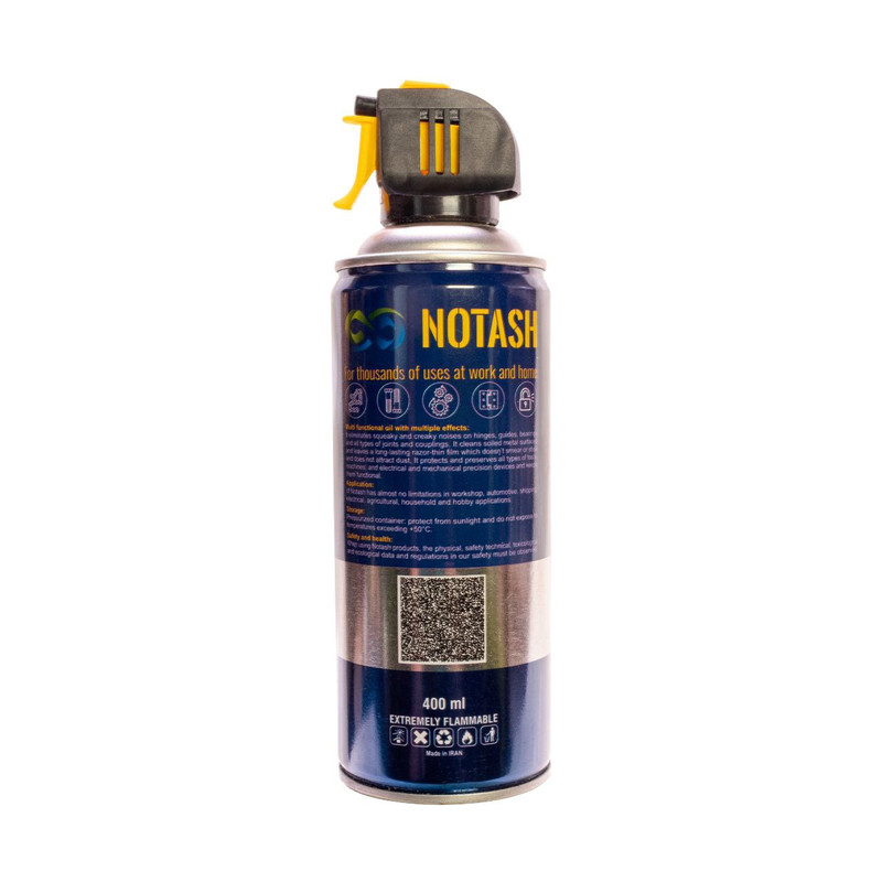 اسپری زنگ بر نوتاش مدل WD-40 حجم 400 میلی لیتر اسپری زنگ بر نوتاش مدل WD-40 حجم 400 میلی لیتر