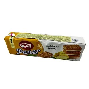 بیسکویت کرمدار موزی آیدین - 115 گرم بسته 6 عددی