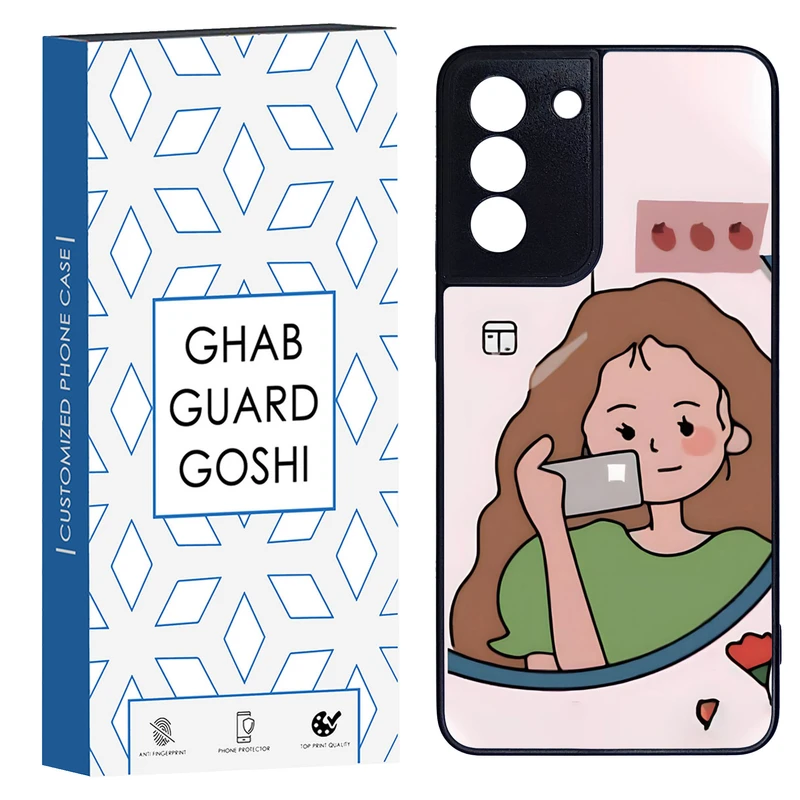 کاور قاب گارد گوشی طرح دخترانه  کد TPU-005 مناسب برای گوشی موبایل سامسونگ Galaxy S21 fe