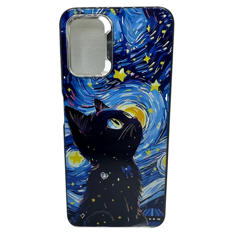 کاور کد 16طرح گربه و ستاره مناسب برای گوشی موبایل سامسونگ Galaxy A03S