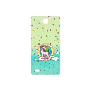 MAHOOT Rainbow unicorn adventure Cover Sticker for Honor 3C