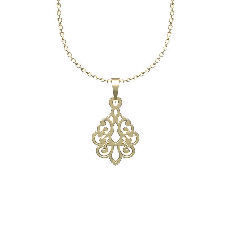 گردنبند طلا 18 عیار زنانه مدوپد مدل هندسی کد TT2-1-1187 گردنبند طلا 18 عیار زنانه مدوپد مدل هندسی کد TT2-1-1187