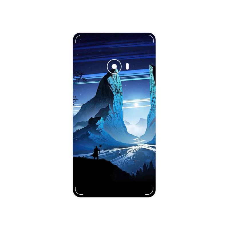 برچسب پوششی ماهوت مدل Blue Mountains Digital Art مناسب برای گوشی موبایل شیائومی Mi Note 2