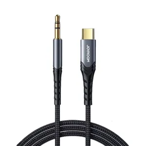 کابل تبدیل usb-C به AUX جوی روم مدل SY-A03 طول 1 متر