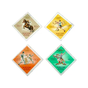 تمبر یادگاری طرح ورزشی کد var-581 مجموعه 4 عددی