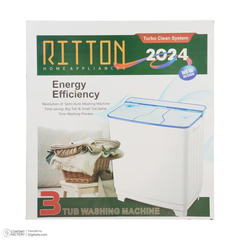 عکس شماره 26 : ماشین لباسشویی 15 کیلوگرم نیمه-اتوماتیک ریتون مدل rwm-1603 tg