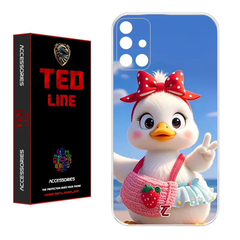 کاور تدلاین طرح اردک کد 1186 مناسب برای گوشی موبایل سامسونگ Galaxy A51