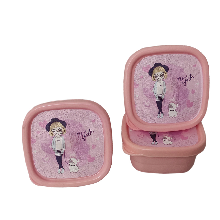 ظرف نگهدارنده مدل آدا کد ZA-0012 بسته 3 عددی