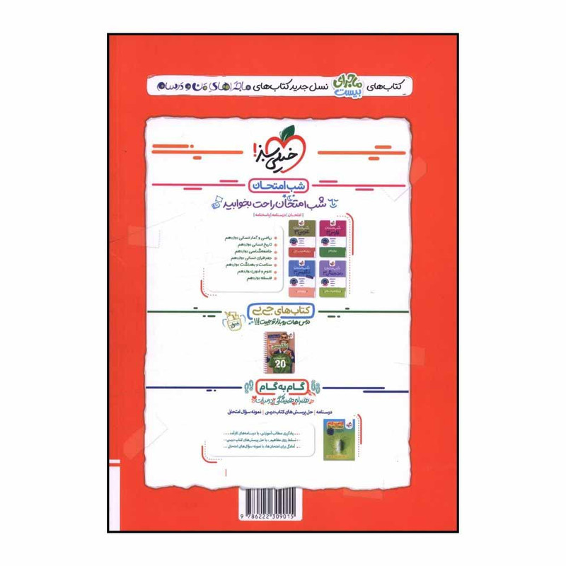 کتاب ماجراي بيست علوم و فنون دوازدهم اثر فاطمه اکران انتشارات خیلی سبز 