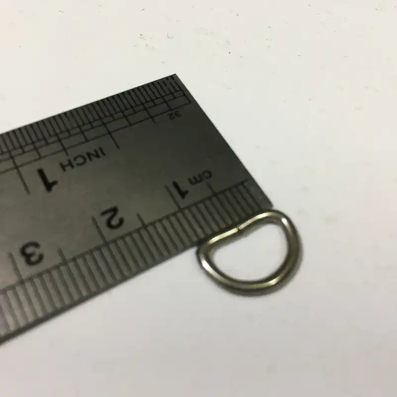 یراق چرم دوزی مدل 10XR1cm-Steel بسته 10 عددی