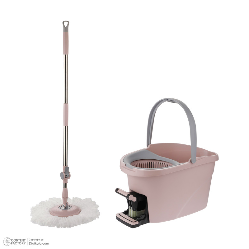 ست سطل و زمین شوی شاین مدل شانا Plastic Basket