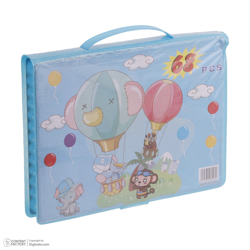 بسته رنگ آمیزی مدل EM مجوعه 68 عددی