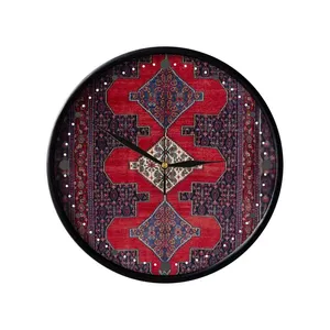 ساعت دیواری مدوپد طرح فرش سنندج مدل C-Sanandaj13