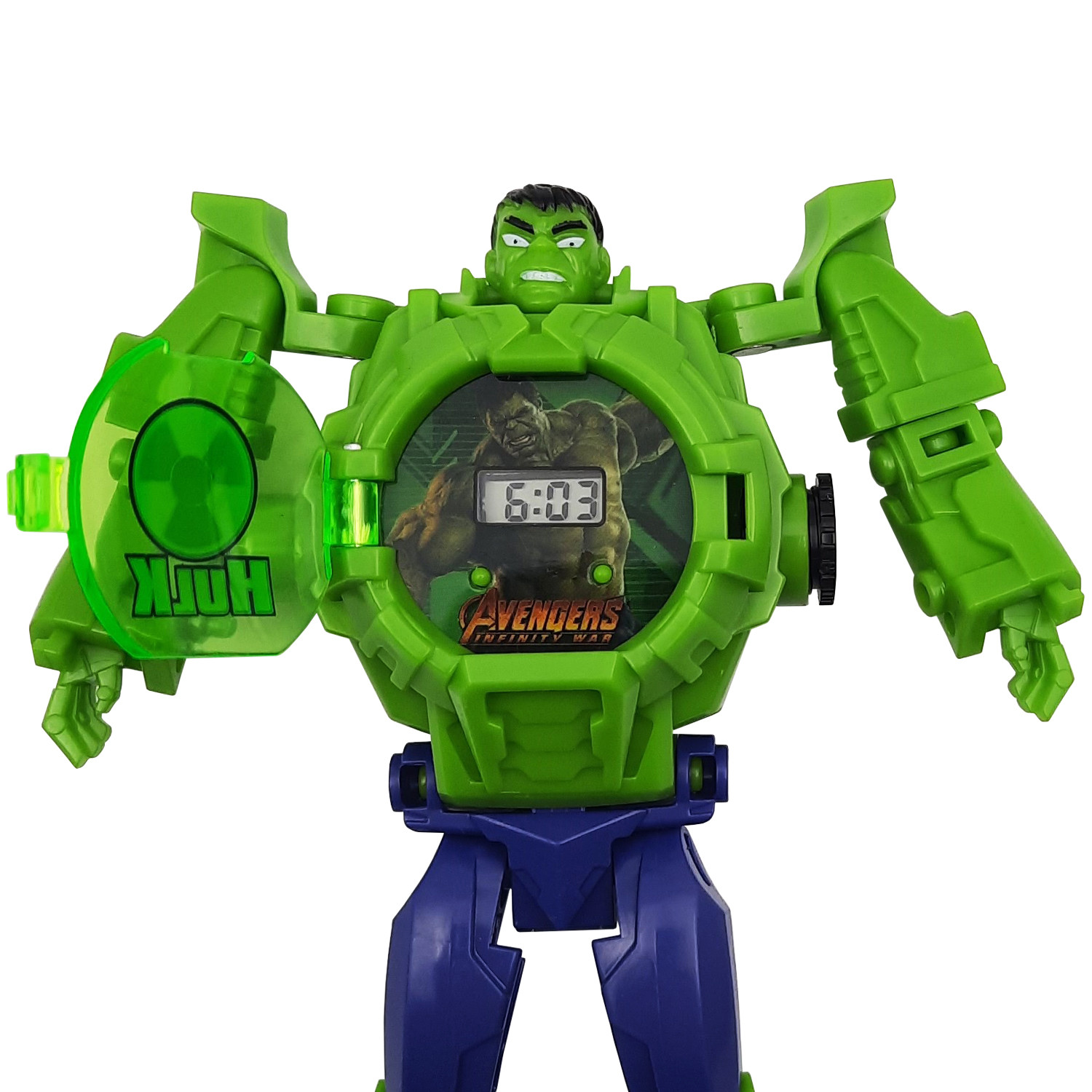 ساعت مچی دیجیتال بچگانه طرح ربات کد HULK-04 ساعت مچی دیجیتال بچگانه طرح ربات کد HULK-04