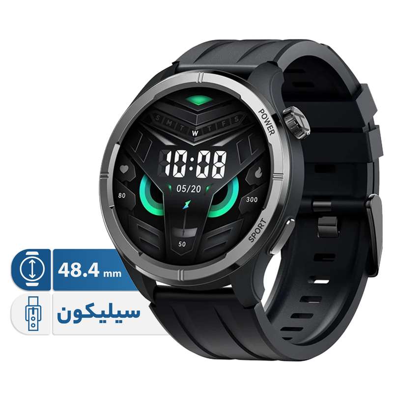ساعت هوشمند 48.4 میلیمتری هایلو مدل Solar Neo با بند سیلیکونی ساعت هوشمند 48.4 میلیمتری هایلو مدل Solar Neo با بند سیلیکونی