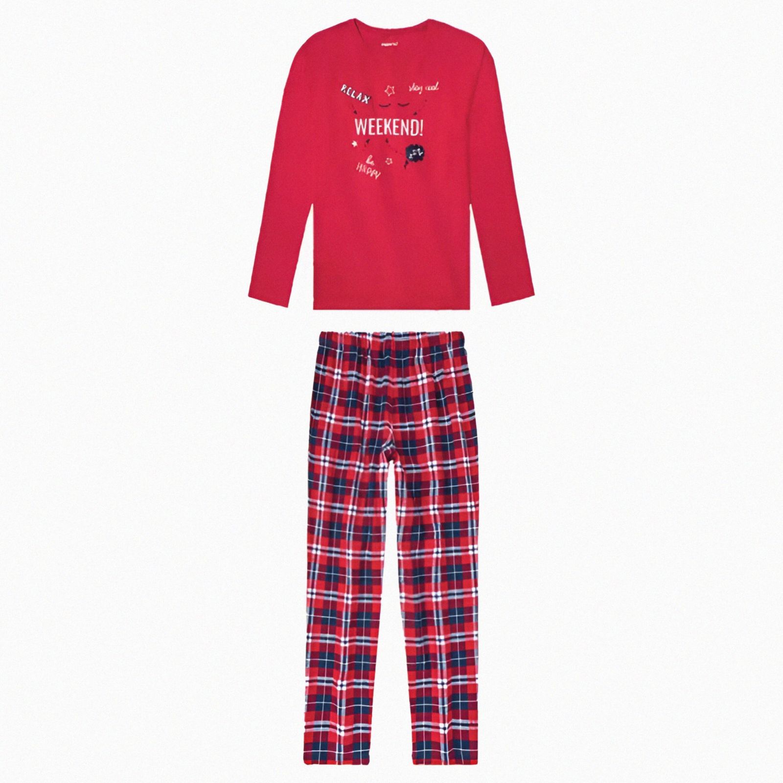 ست تی شرت و شلوار دخترانه پیپرتس مدل ger949 - - 1