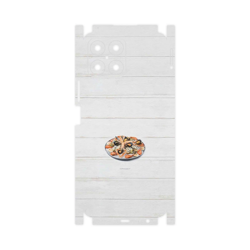 برچسب پوششی ماهوت مدل Seafood-FullSkin مناسب برای گوشی موبایل آنر X8