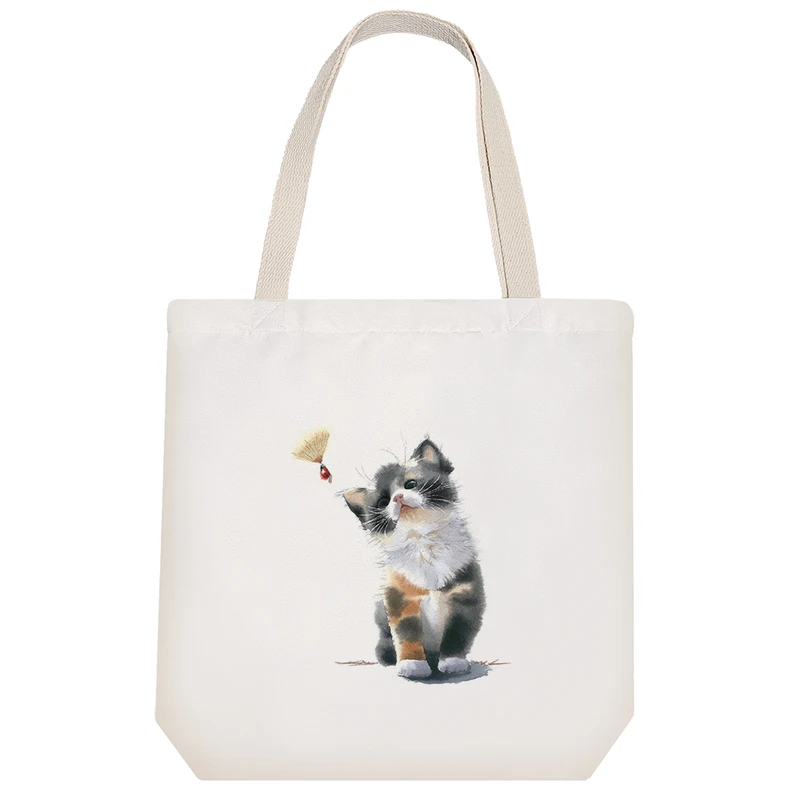 ساک خرید خندالو طرح گربه Cat کد H1142