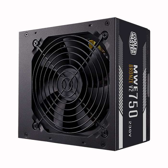 منبع تغذیه کامپیوتر کولر مستر مدل MWE 750 BRONZE - V2 230V