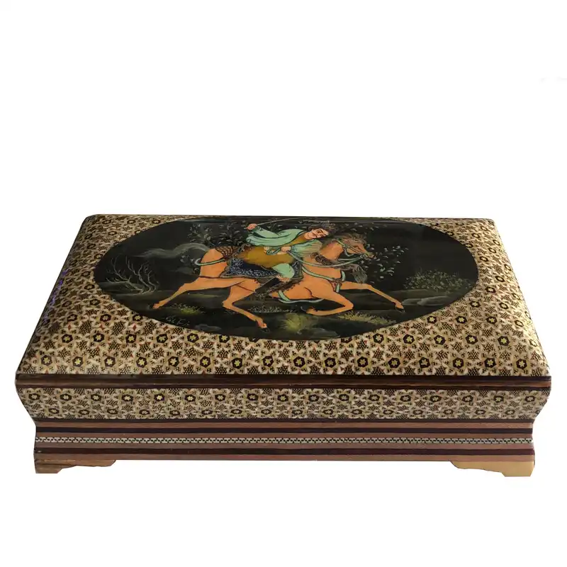 جعبه کارد و چنگال خاتم کاری کد F6T4