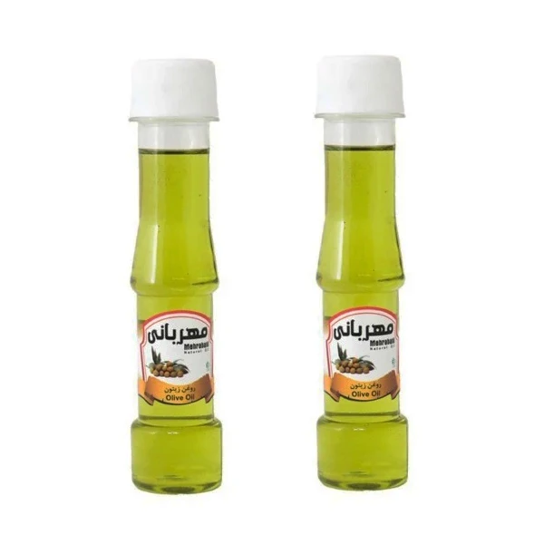 روغن بدن مهربانی مدل زیتون کد RBM-ZIT-2 مناسب برای انواع پوست حجم 100 میلی لیتر بسته 2 عددی