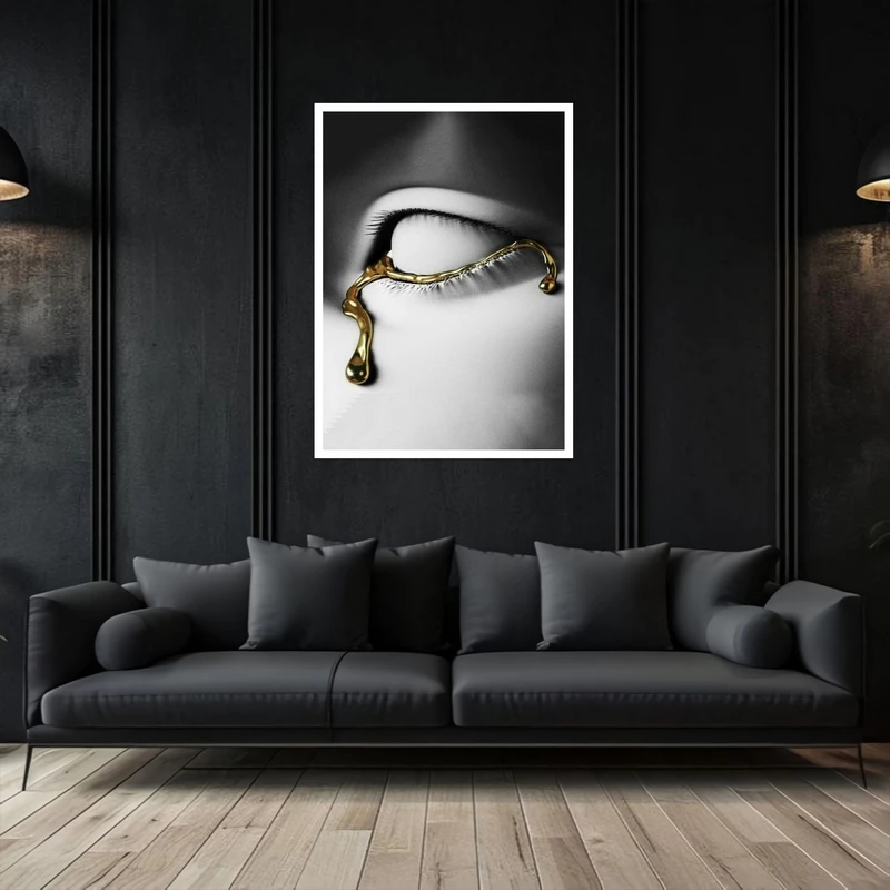 تابلو بکلیت طرح دکوری هنری و مدرن چهره مدل W-bu5342