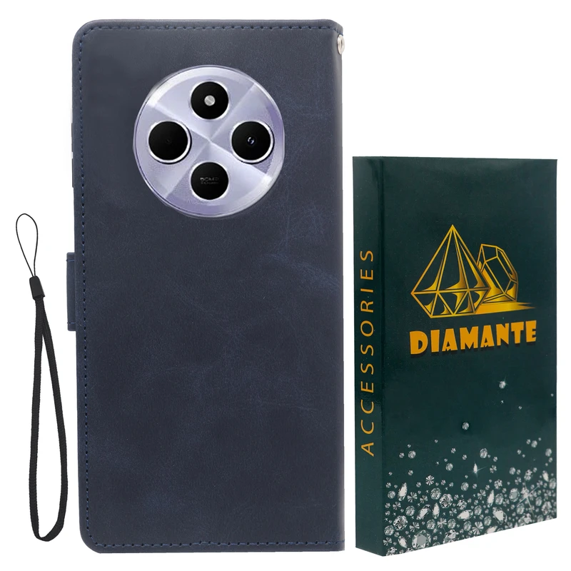 کیف کلاسوری دیامانته مدل Gira Gn مناسب برای گوشی موبایل شیائومی Poco C75 به همراه بند آویز