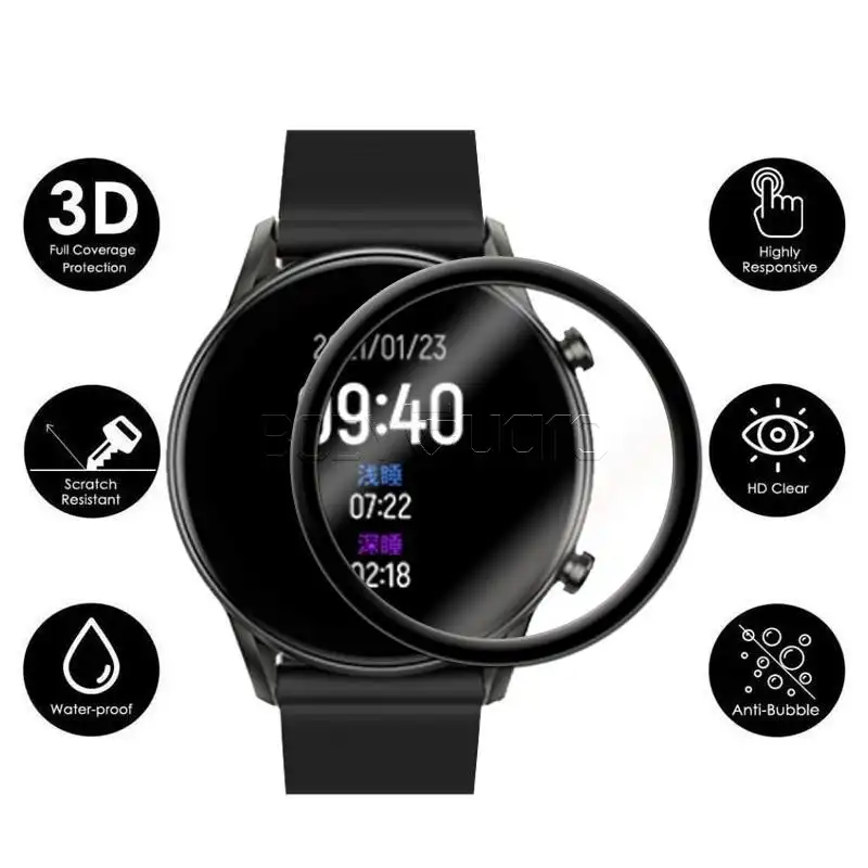 محافظ صفحه نمایش بادیگارد مدل PMMA مناسب برای ساعت هوشمند هایلو RT2