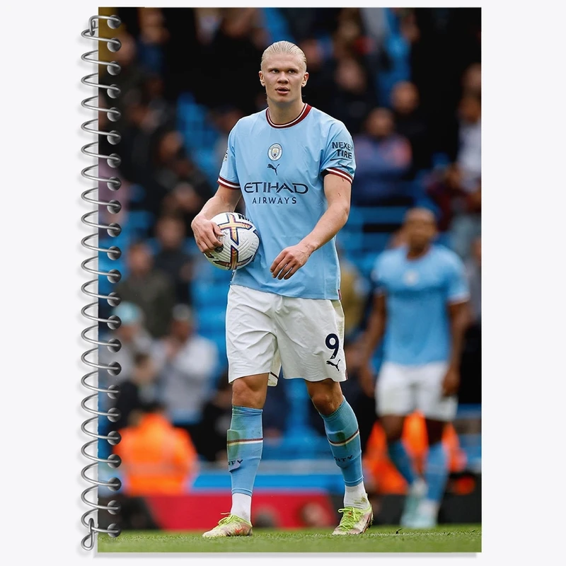 دفتر لغت 50 برگ خندالو طرح ارلینگ هالند (Erling Haaland) کد 36380