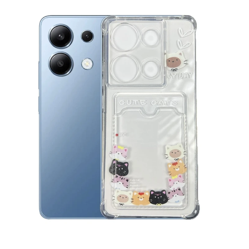 کاور طرح خانواده گربه ها مناسب برای گوشی موبایل شیائومی Redmi Note 13 4g