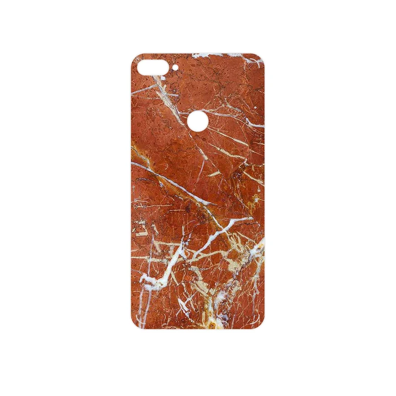 برچسب پوششی ماهوت مدل Red Marble مناسب برای گوشی موبایل اچ تی سی Desire 12 Plus