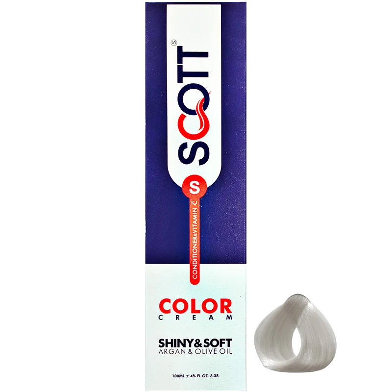 رنگ مو اسکاتس سری High Lights شماره C11 حجم 100 میلی لیتر رنگ سوپر بلوند خاکستری