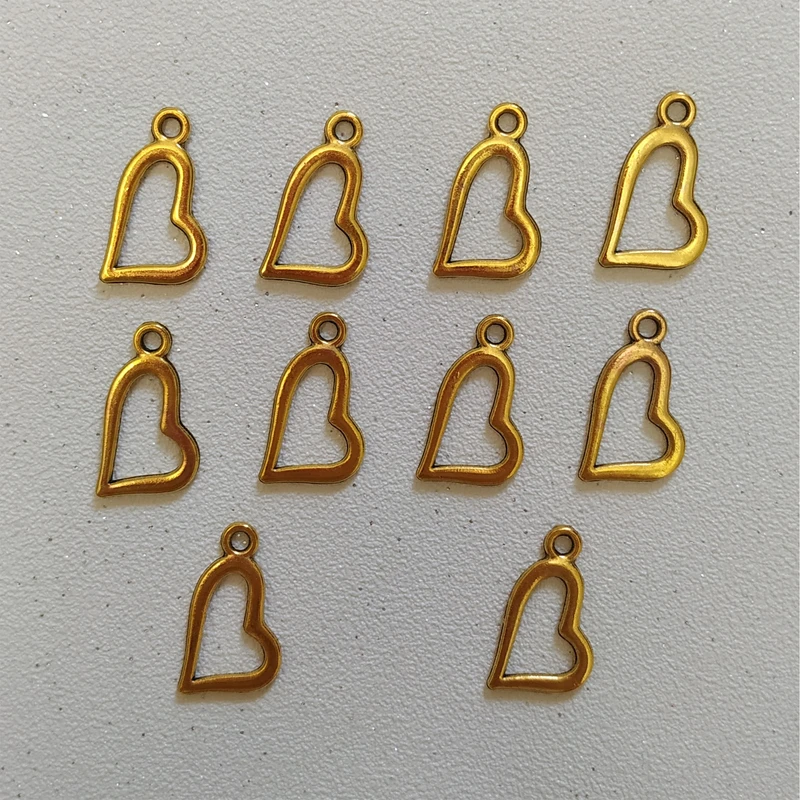 آویز دستبند طرح قلب کد HN1554 بسته 10 عددی